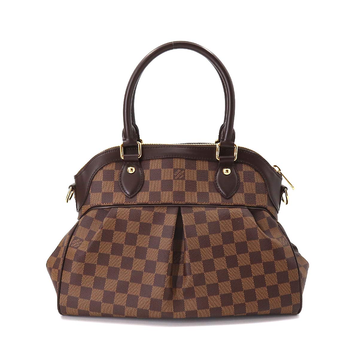 Louis Vuitton Damier Trevi PM 2 Way Hand Shoulder Bag Ebene