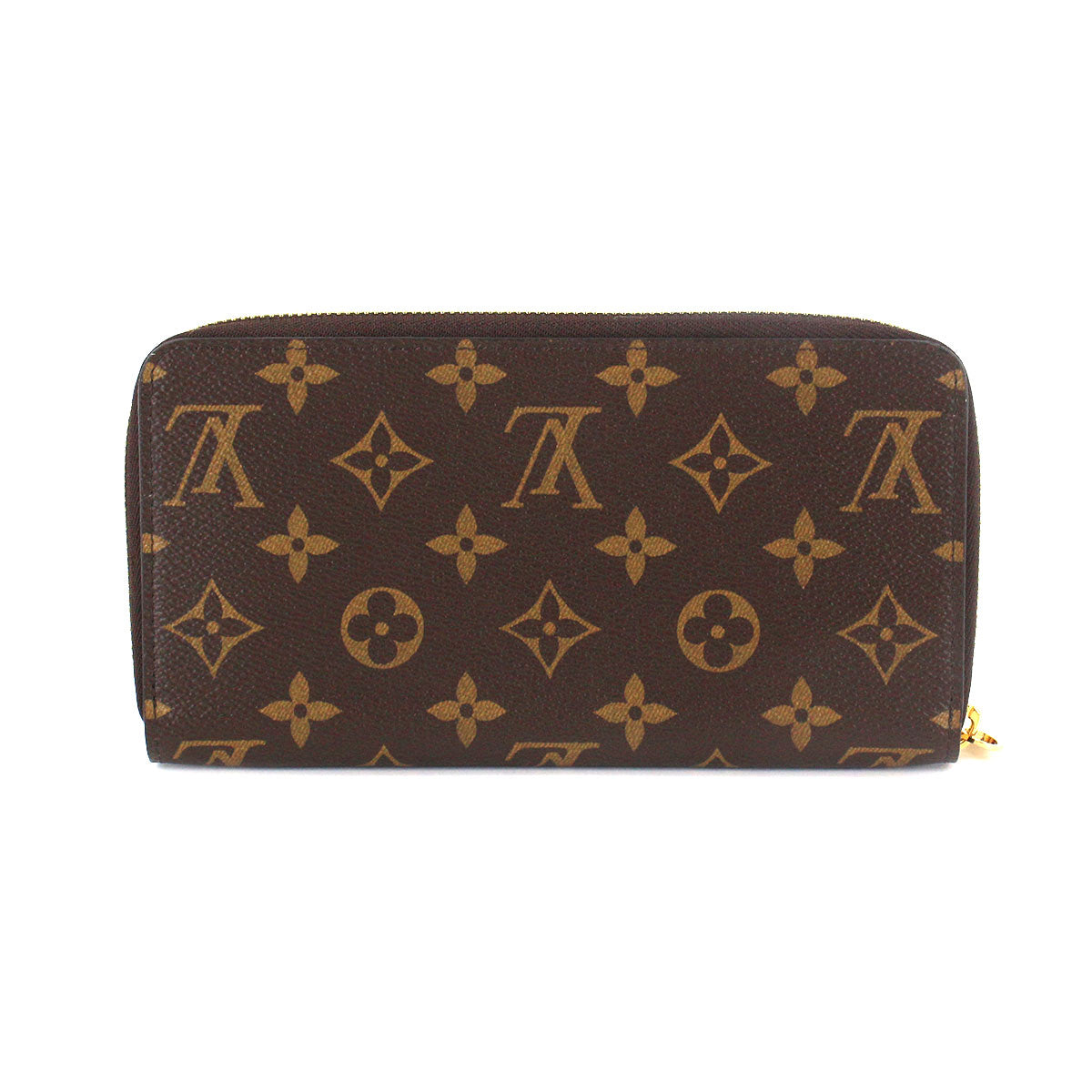 Louis Vuitton Monogram Zippy Wallet Round Zipper Long Wallet Brown