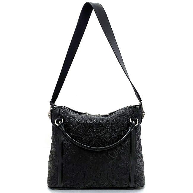 Louis Vuitton Ixia PM Black Silver Noir Monogram Antia