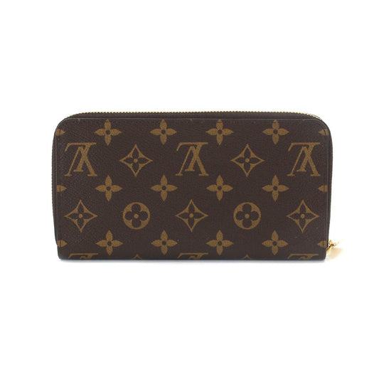 Louis Vuitton Monogram Zippy Wallet Round Zipper Long Wallet Fuchsia RFID Gold Hardware