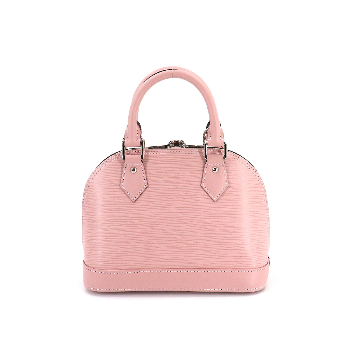 Louis Vuitton Epi Alma BB 2 Way Hand Shoulder Bag Leather Rose Ballerine