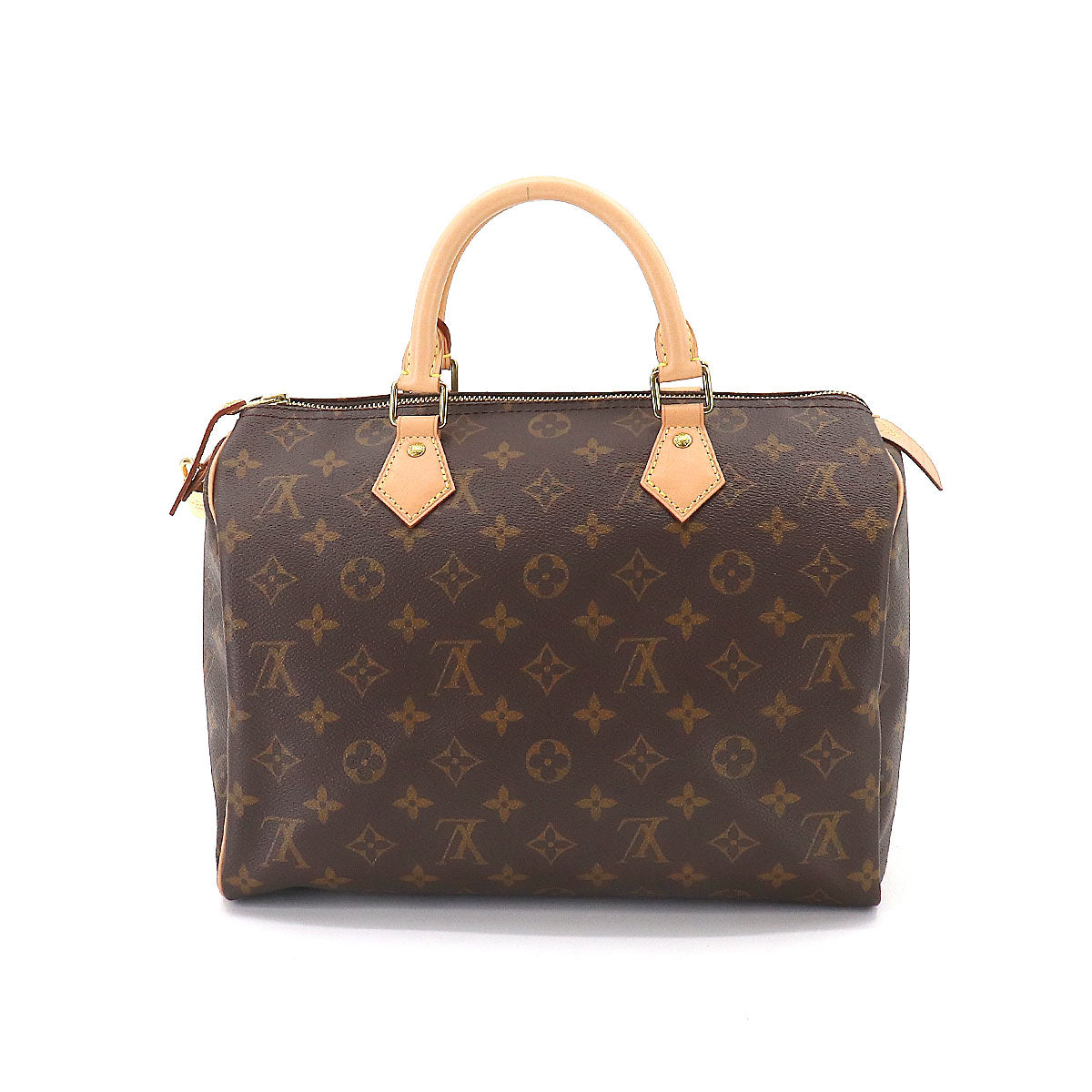 Louis Vuitton Monogram Speedy 30 Hand Bag Brown