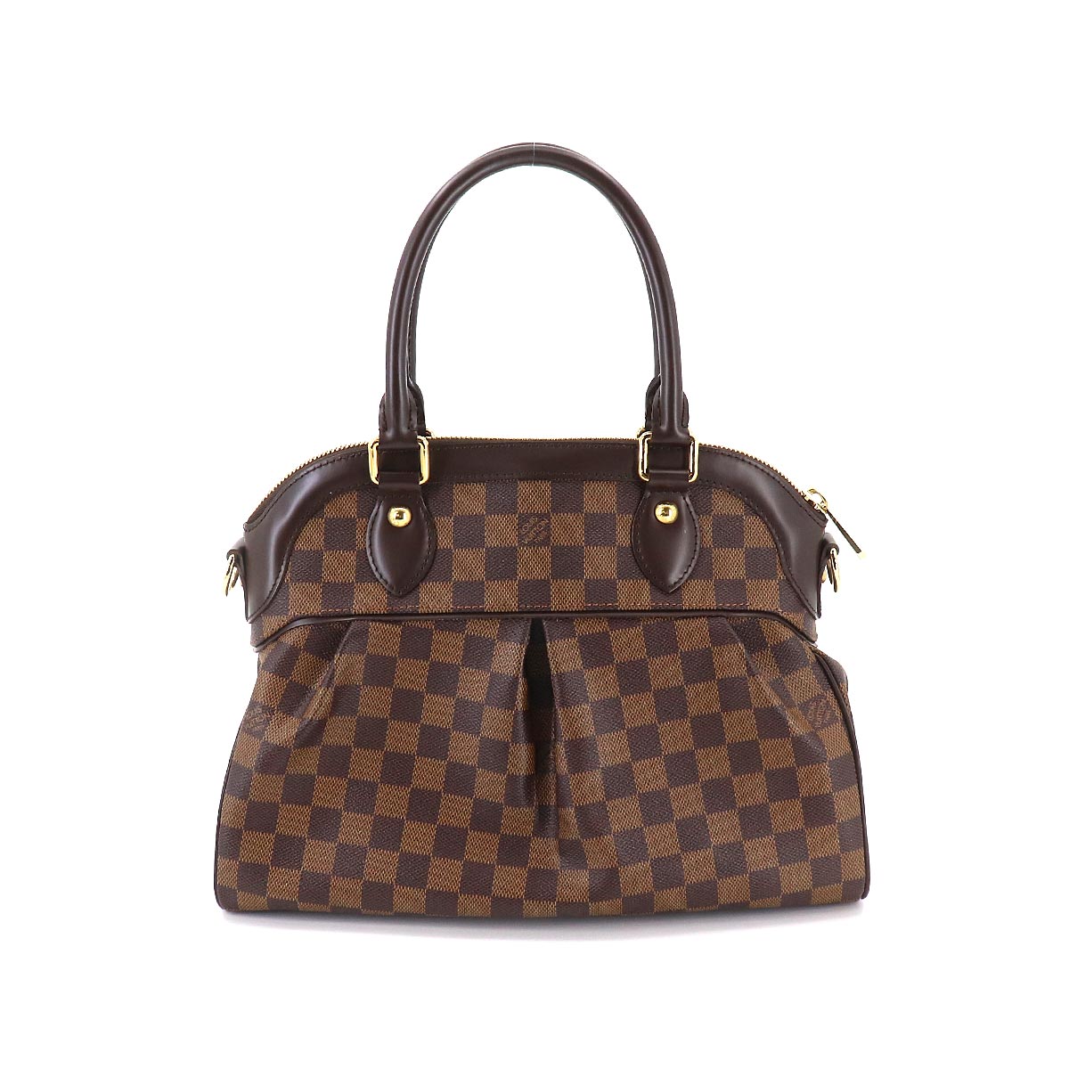 Louis Vuitton Damier Trevi PM 2 Way Hand Shoulder Bag Ebene