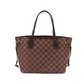 Louis Vuitton Damier Neverfull PM Tote Bag Ebene Brown