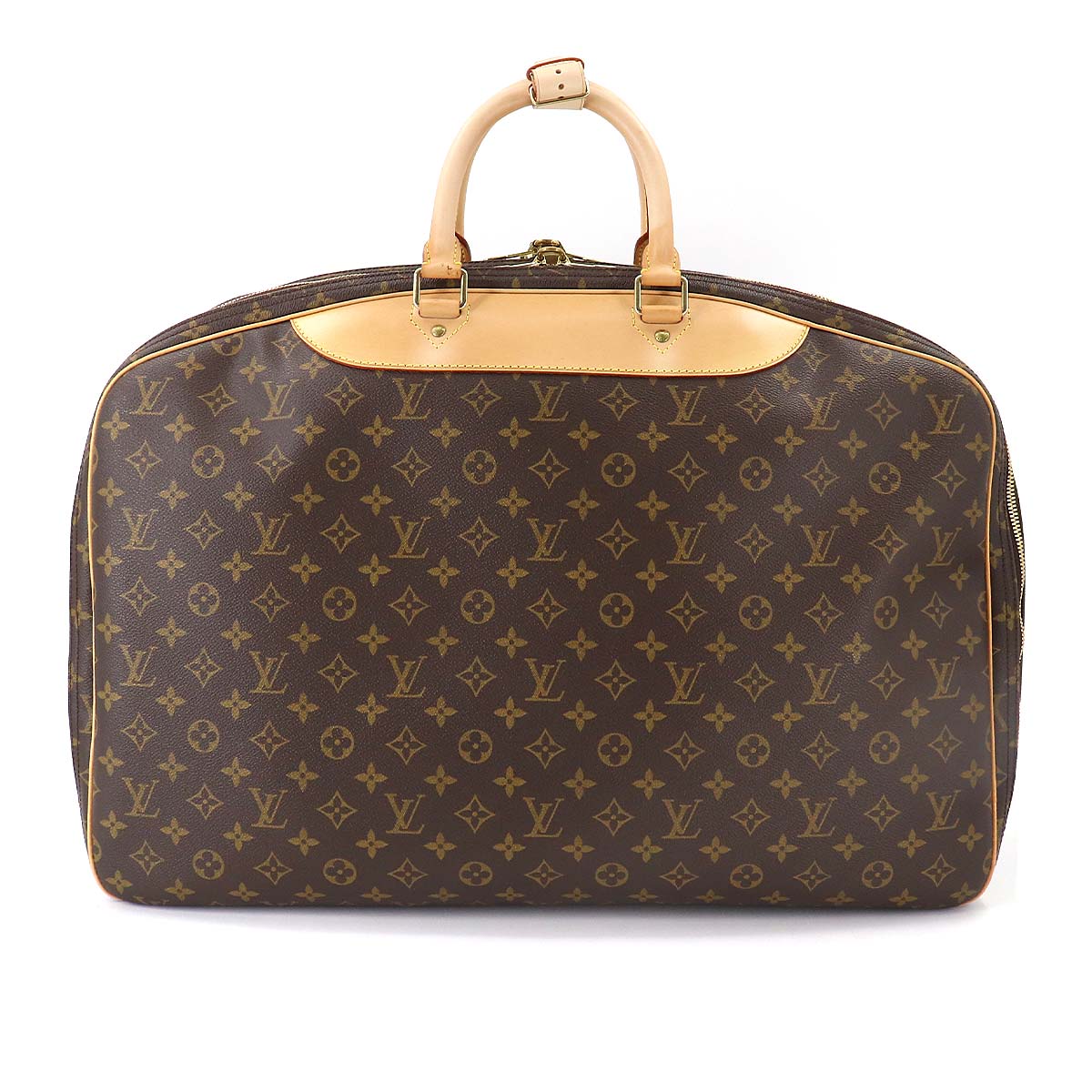 Louis Vuitton Monogram Alize de Poche Boston Shoulder Bag Brown