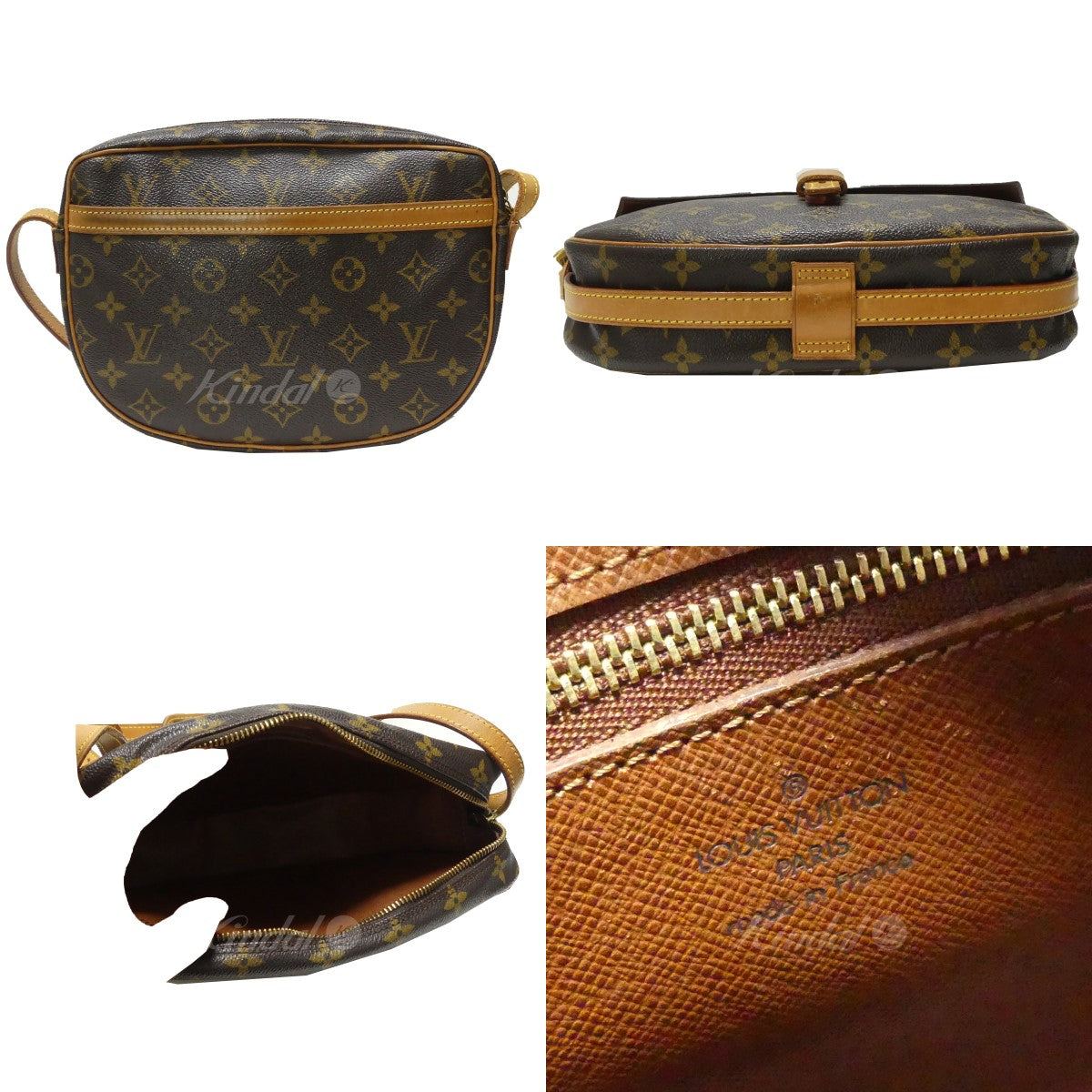 Louis Vuitton Monogram Genefille 27 Shoulder Bag Brown
