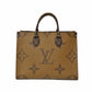 Louis Vuitton On The Go MM Handbag Shoulder Bag 2way Giant Monogram