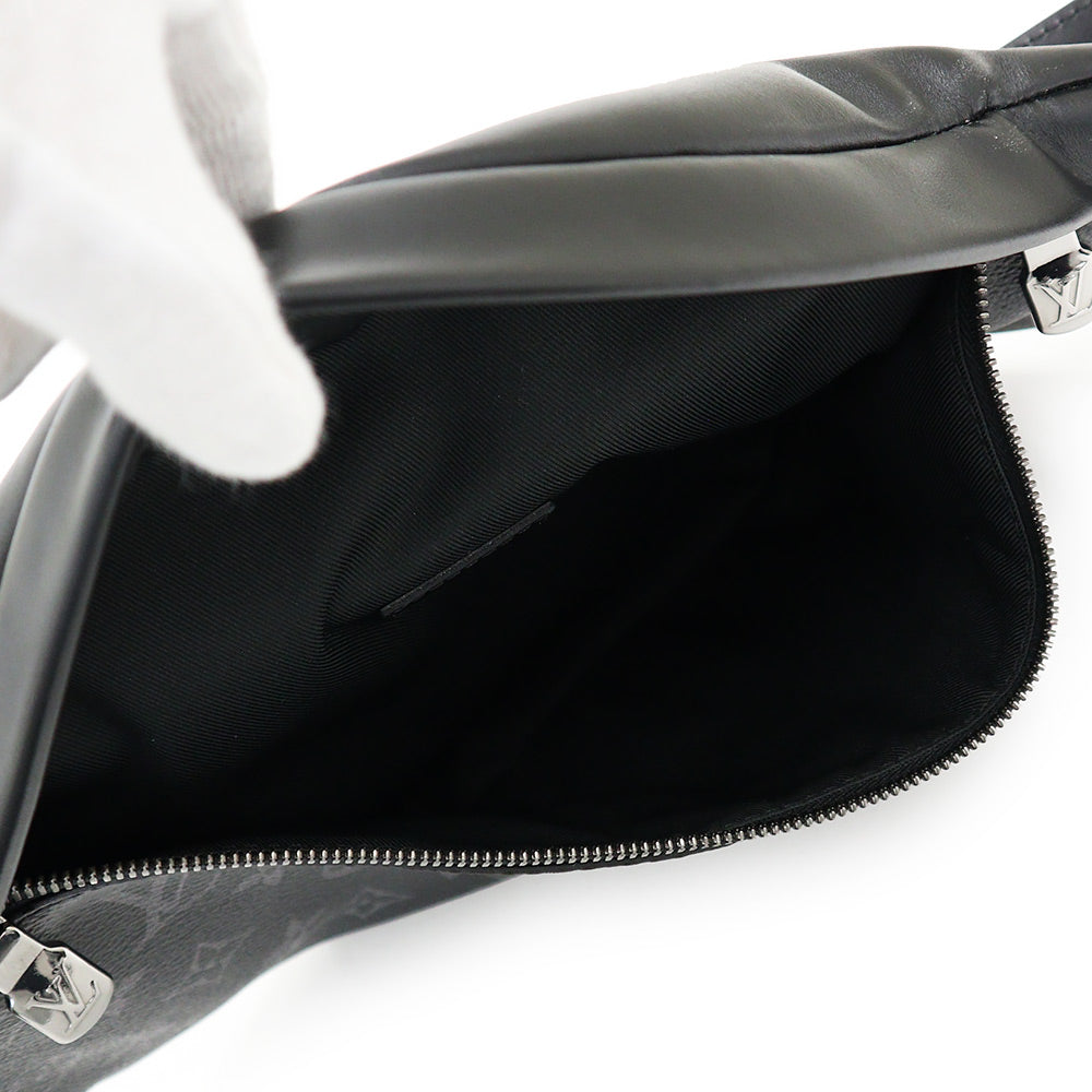 Louis Vuitton Discovery BumBag Waist Belt Bag Monogram Eclipse Leather Black