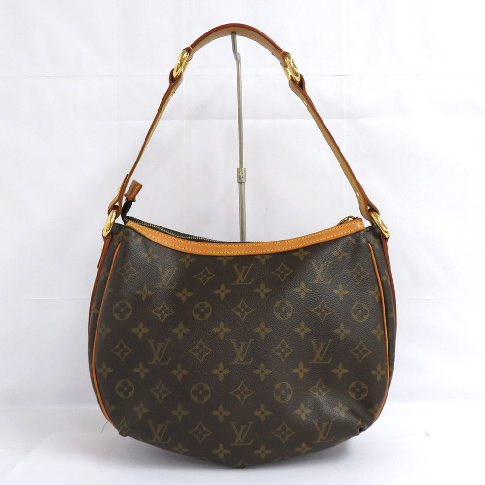 Louis Vuitton Turam PM Monogram Shoulder Bag Brown Leather