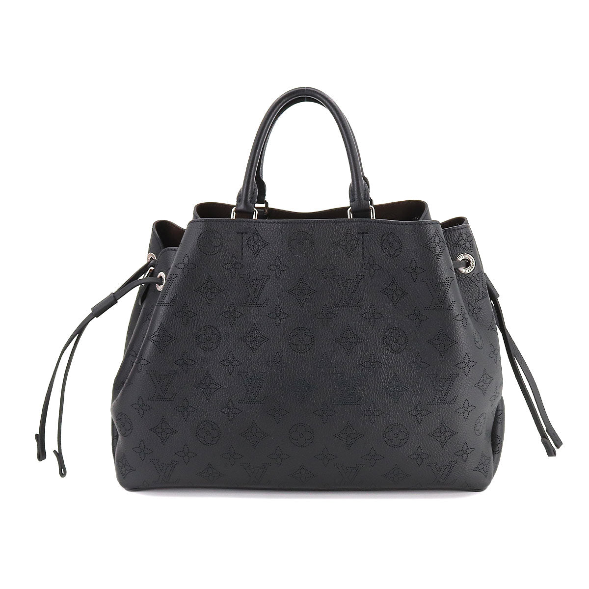 Louis Vuitton Mahina Bell Shoulder Bag Leather Noir Black