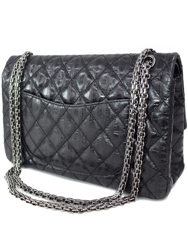 Chanel Matelasse Chain Shoulder Bag Black Leather