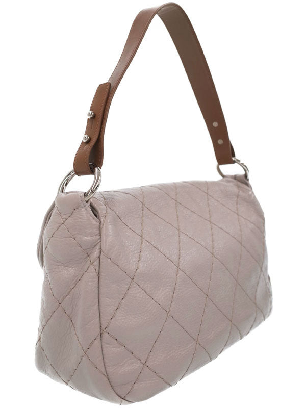 Chanel Wild Stitch Matelasse Semi-Shoulder Bag