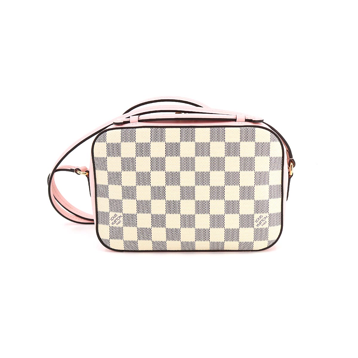 Louis Vuitton Damier Azur Saintonge Shoulder Bag Audrose White