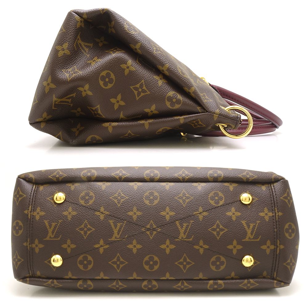 Louis Vuitton Monogram Pallas Tote Bag 2WAY Brown