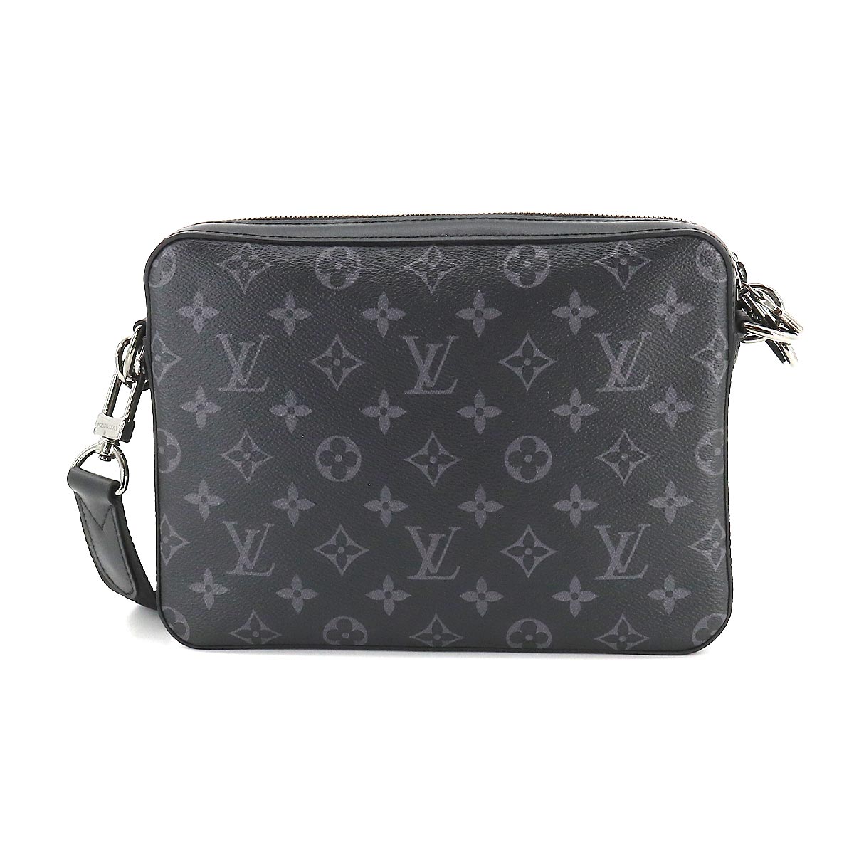Louis Vuitton Monogram Eclipse Reverse Trio Messenger Shoulder Bag