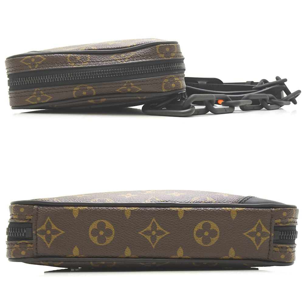Louis Vuitton Monogram Front Bag Noir Diagonal Body Bag