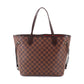 Louis Vuitton Damier Neverfull MM Tote Bag Ebene Cerise Brown Gold Hardware