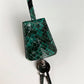 Prada Teal Snakeskin Python Top Handle Tote