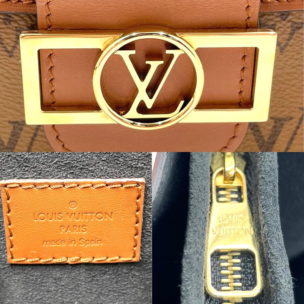 Louis Vuitton Monogram Reverse Dauphine MM Shoulder Bag