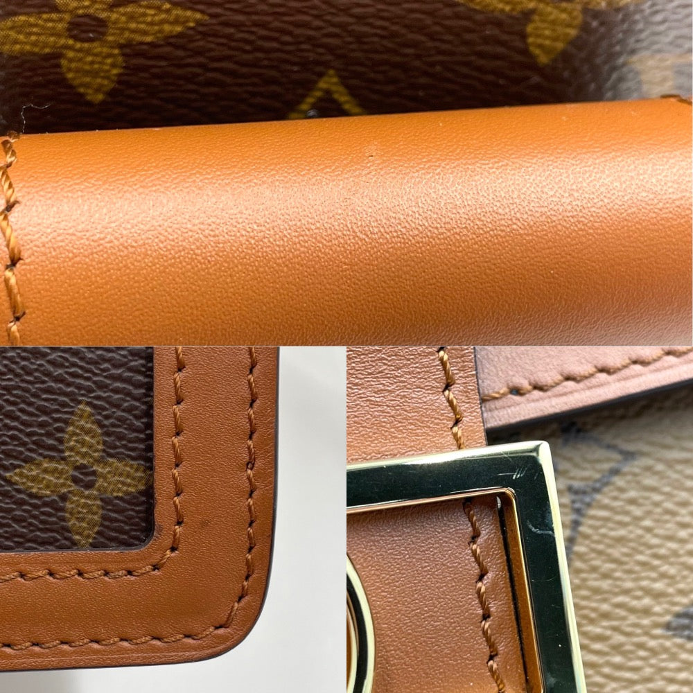 Louis Vuitton Monogram Reverse Dauphine MM Shoulder Bag