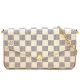 Louis Vuitton Damier Azur Pochette Felicity Chain Shoulder Bag