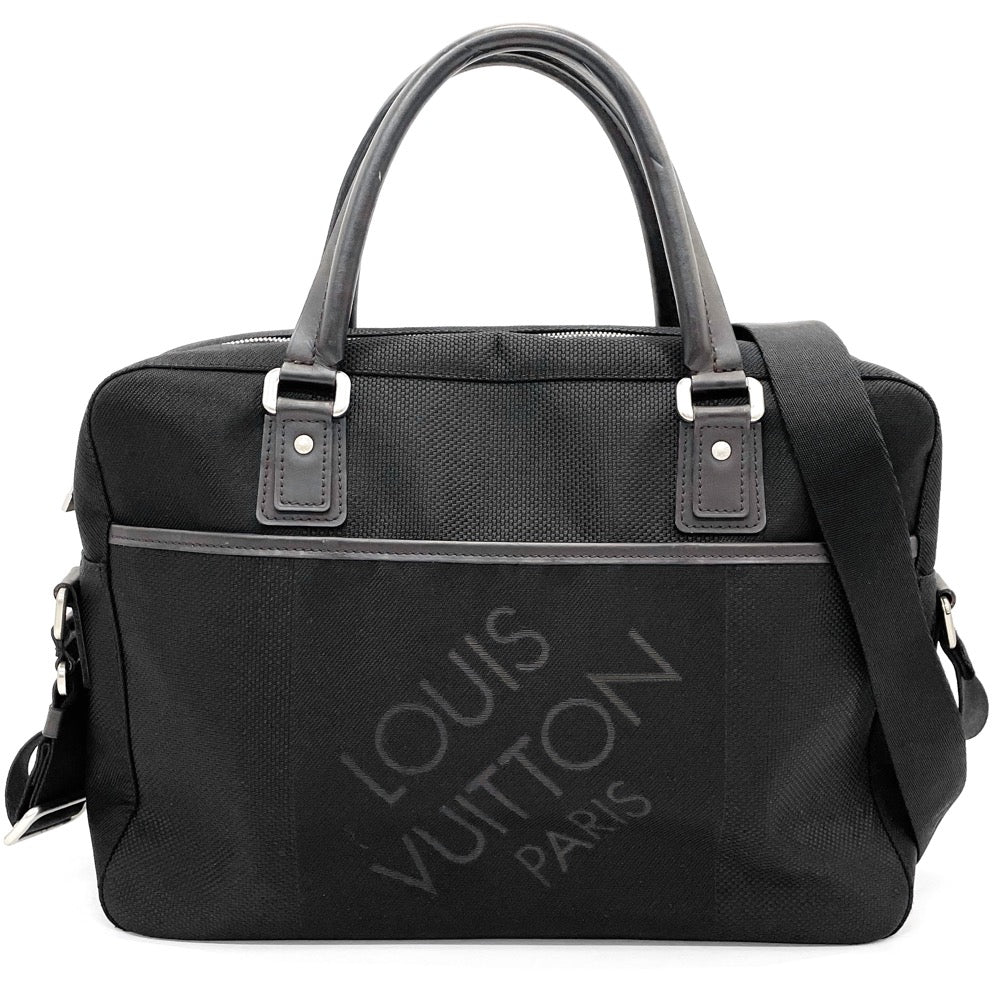 Louis Vuitton Damier jean Porte Document Yak Shoulder Bag