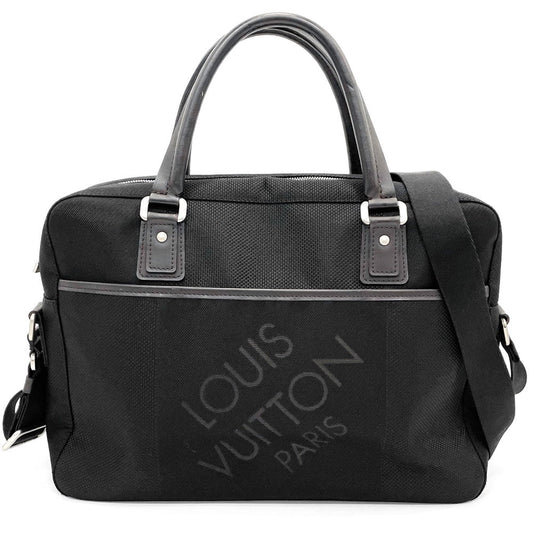 Louis Vuitton Damier jean Porte Document Yak Shoulder Bag