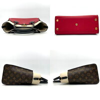 Louis Vuitton Monogram On My Side Shoulder Bag Red