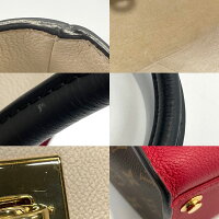 Louis Vuitton Monogram On My Side Shoulder Bag Red