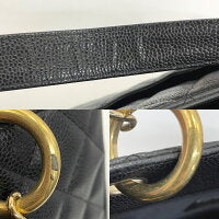 Chanel Caviar Skin Coco Mark Matelasse Handbag
