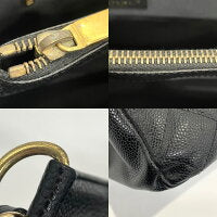 Chanel Caviar Skin Coco Mark Matelasse Handbag