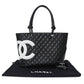 Chanel Cambon Line Large Tote Bag Calfskin Leather
