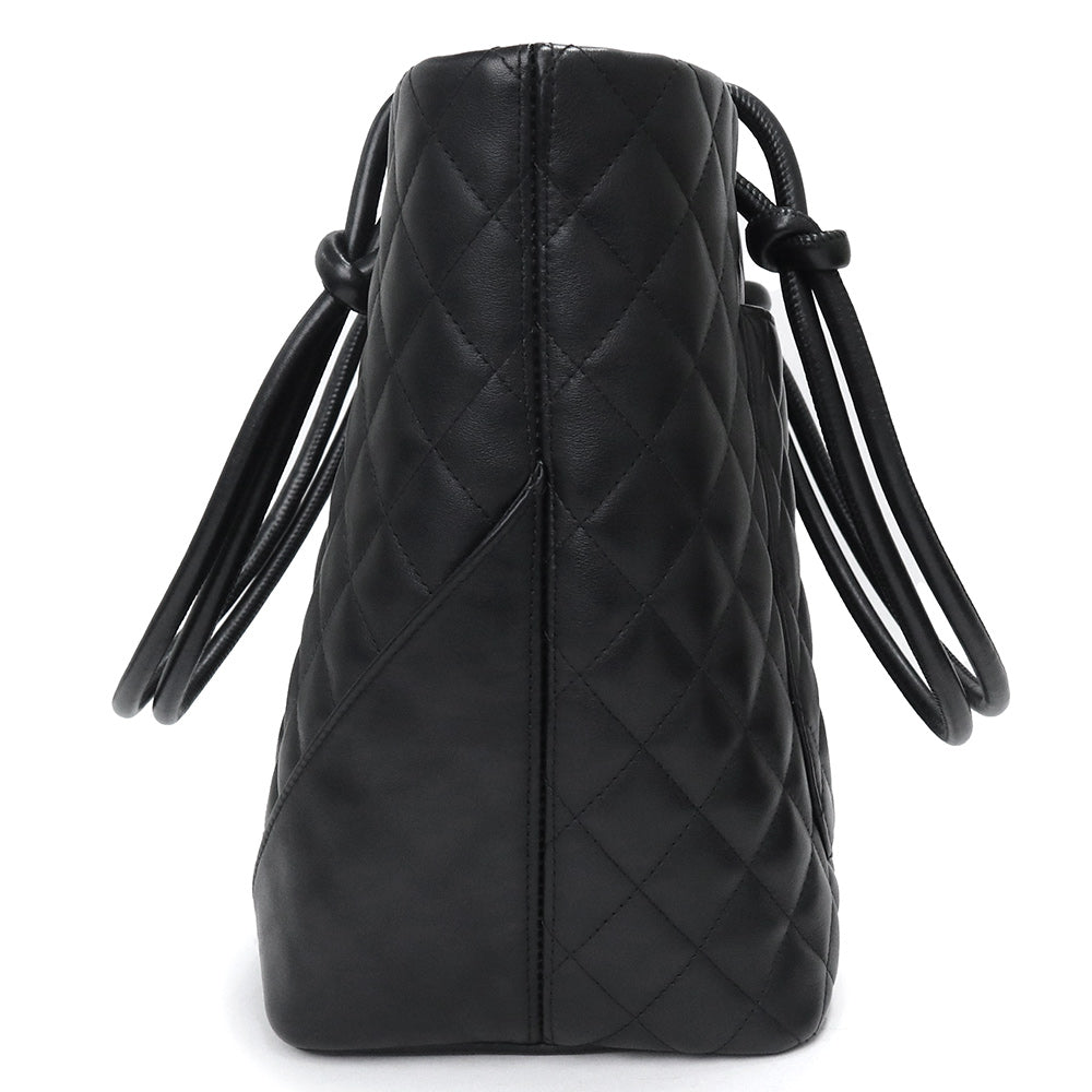 Chanel Cambon Line Large Tote Bag Calfskin Leather