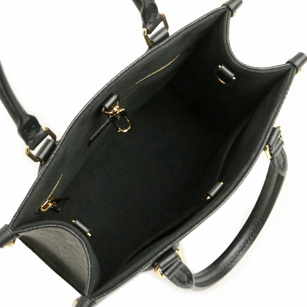 Louis Vuitton OntheGo MM Monogram Implant Leather Noir Black