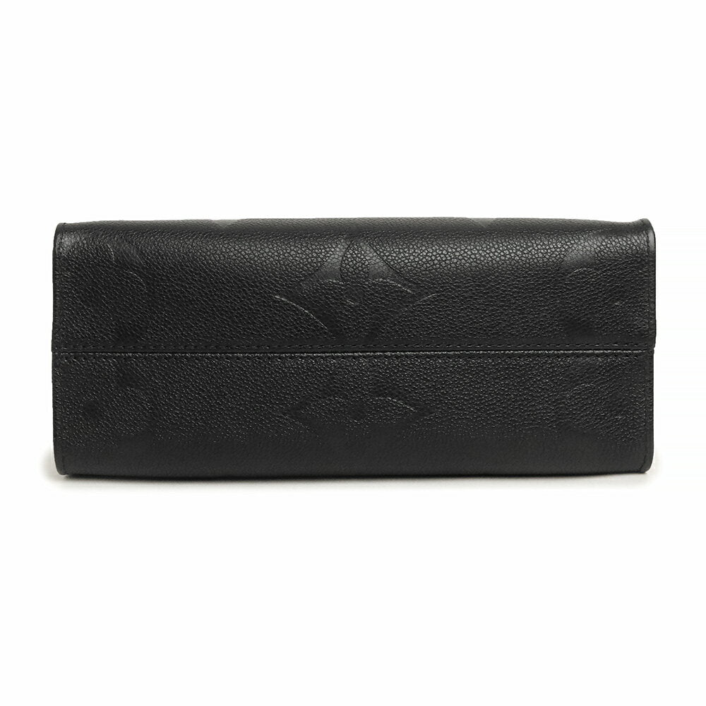 Louis Vuitton OntheGo MM Monogram Implant Leather Noir Black