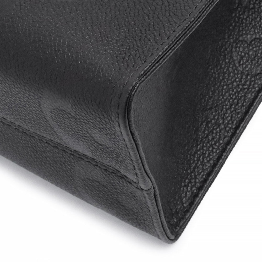 Louis Vuitton OntheGo MM Monogram Implant Leather Noir Black
