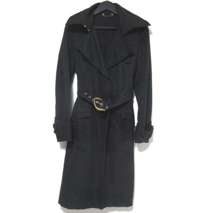 Gucci Diamante Jacquard Belted Coat