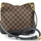 Louis Vuitton  Odeon NM PM Damier Leather Shoulder Bag Ebene Brown