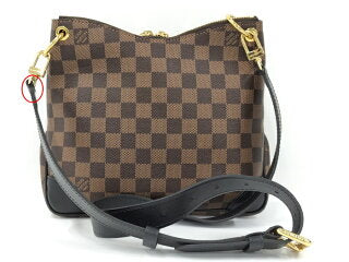 Louis Vuitton  Odeon NM PM Damier Leather Shoulder Bag Ebene Brown