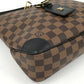 Louis Vuitton  Odeon NM PM Damier Leather Shoulder Bag Ebene Brown