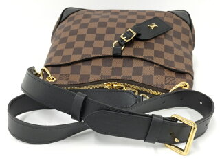 Louis Vuitton  Odeon NM PM Damier Leather Shoulder Bag Ebene Brown