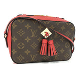 Louis Vuitton Santonge Monogram Coquelicot Shoulder Bag Red