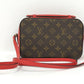 Louis Vuitton Santonge Monogram Coquelicot Shoulder Bag Red