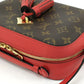 Louis Vuitton Santonge Monogram Coquelicot Shoulder Bag Red