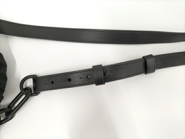 Louis Vuitton Mini Bucket Shadow Leather Shoulder Bag