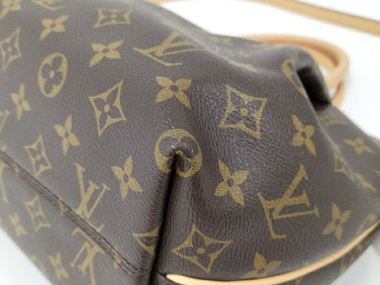 Louis Vuitton Monogram Turenne PM Shoulder Bag Brown