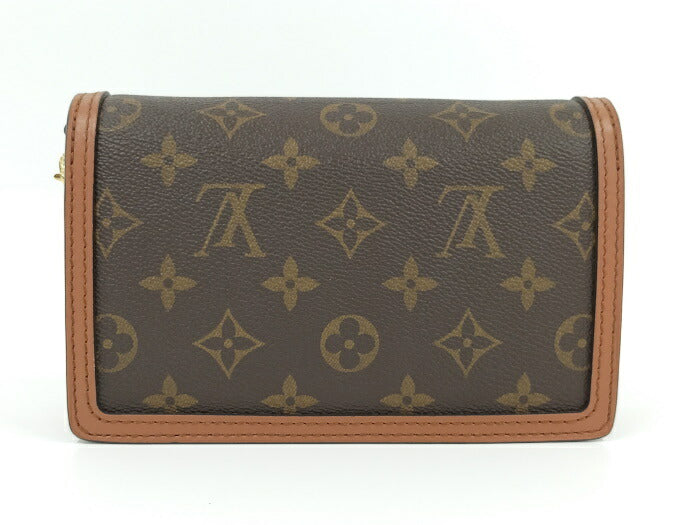 Louis Vuitton Dauphine MM Chain Monogram Reverse Shoulder Bag