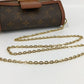 Louis Vuitton Dauphine MM Chain Monogram Reverse  Shoulder Bag