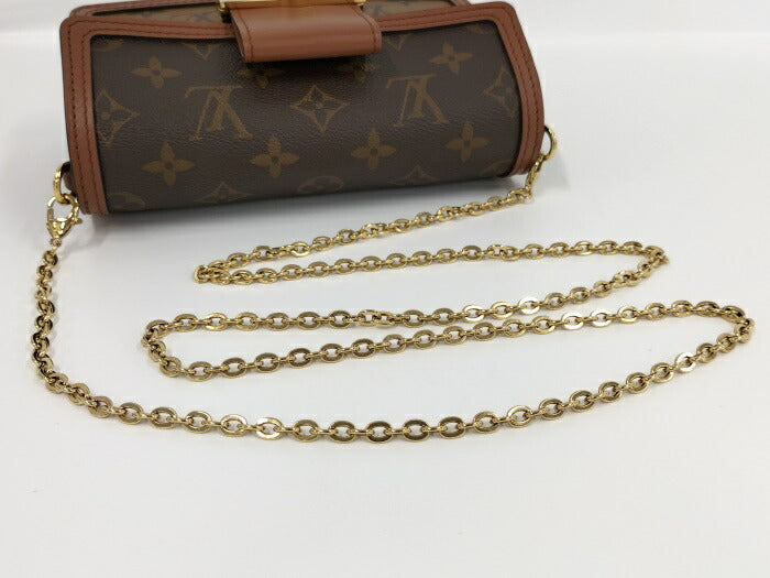 Louis Vuitton Dauphine MM Chain Monogram Reverse  Shoulder Bag