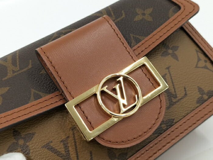 Louis Vuitton Dauphine MM Chain Monogram Reverse Shoulder Bag